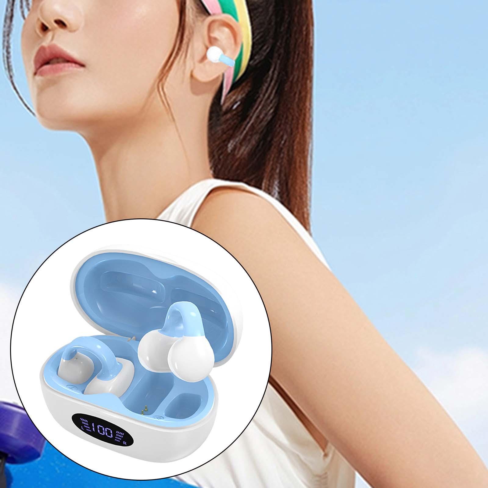Wireless Clip on Headphones Open Ear Headphones for Music Outdoor