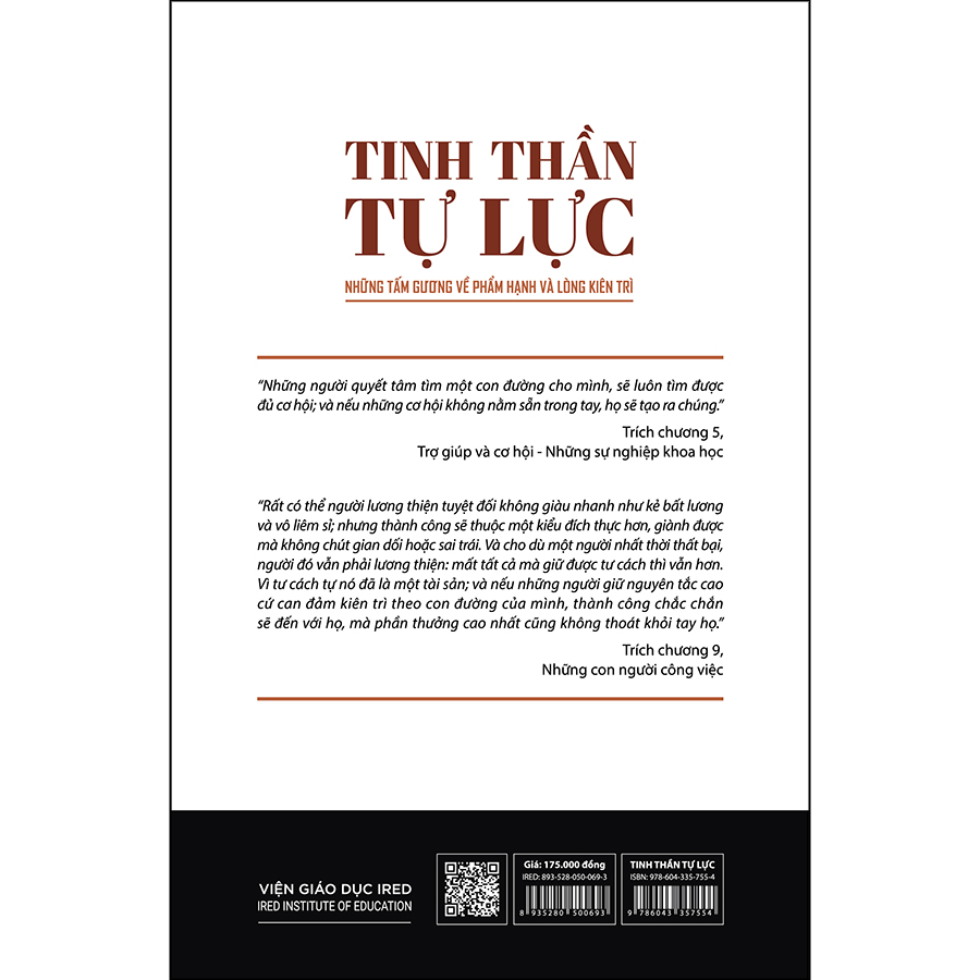 Tinh Thần Tự Lực (Tái Bản)