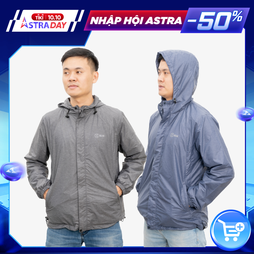 Combo 2 Áo khoác gió nam chống nắng trượt nước cản gió cản bụi hiệu quả MRM Manlywear