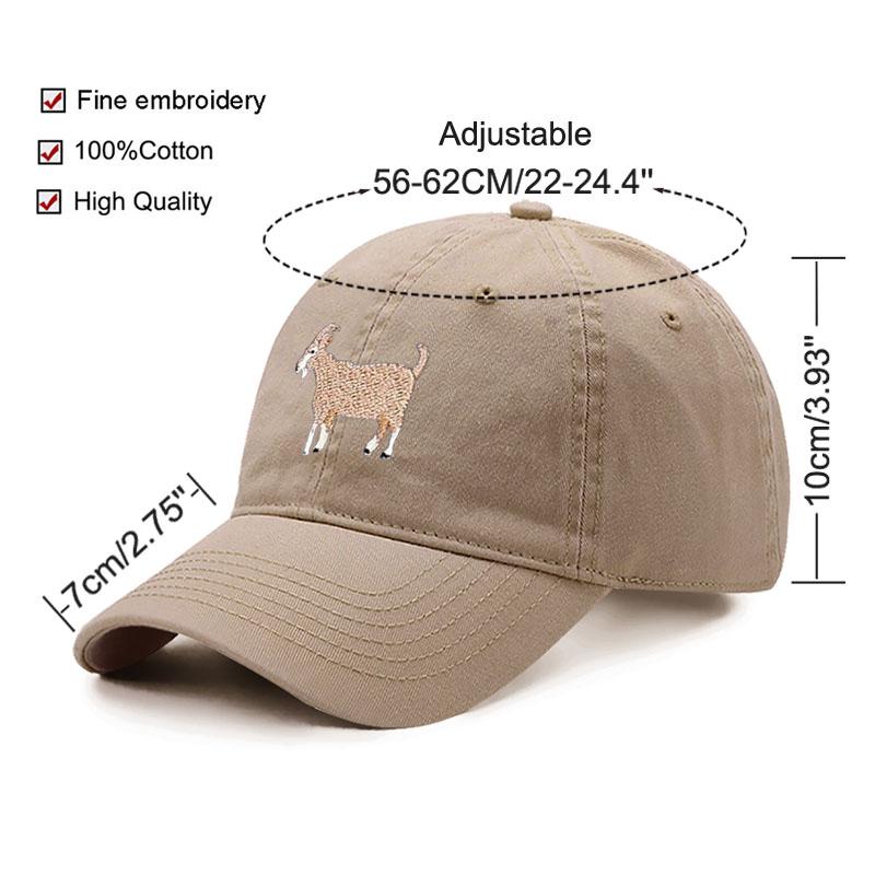 Dê thêu bông đàn ông bóng chày mũ thời trang phụ nữ mũ thể thao màn hình snapback mũ thở ra ngoài trời mũ sun dropshipping Color: khaki