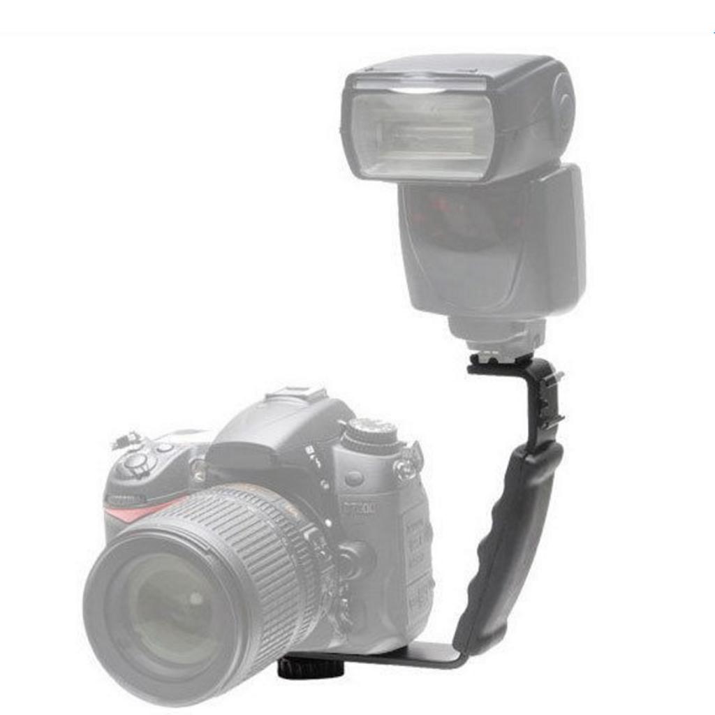 Flash Hot Shoe Umbrella Holder Light Stand Mount Bracket for Speedlite Light