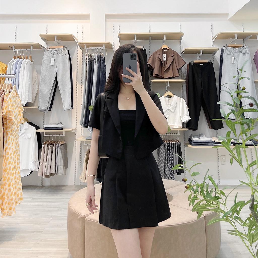 ÁO BLAZER LỬNG ZAREEN BLA03 ĐEN