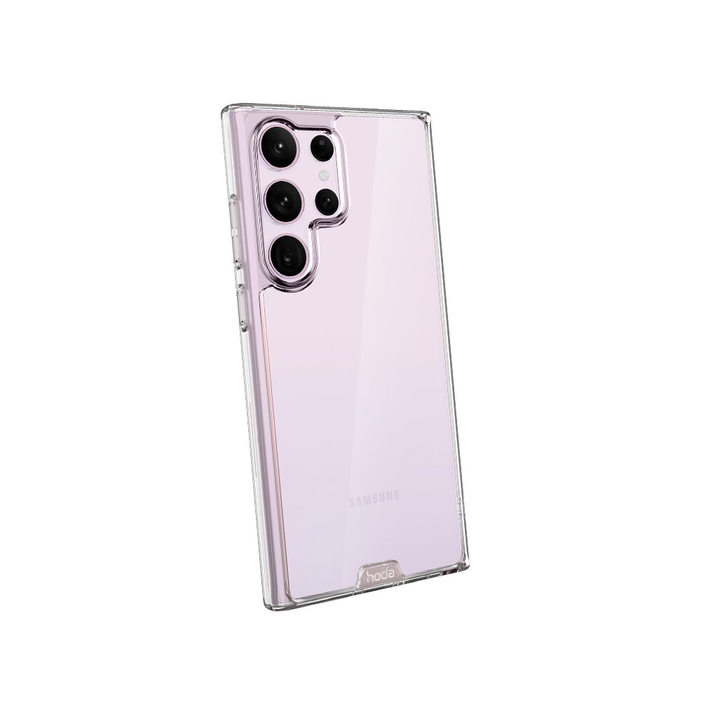 Ốp Lưng Hoda dành cho Samsung Galaxy S23 Ultra/S22 Ultra Crystal Pro Glass Tiêu Chuẩn Quân Đội - Hàng Nhập Khẩu