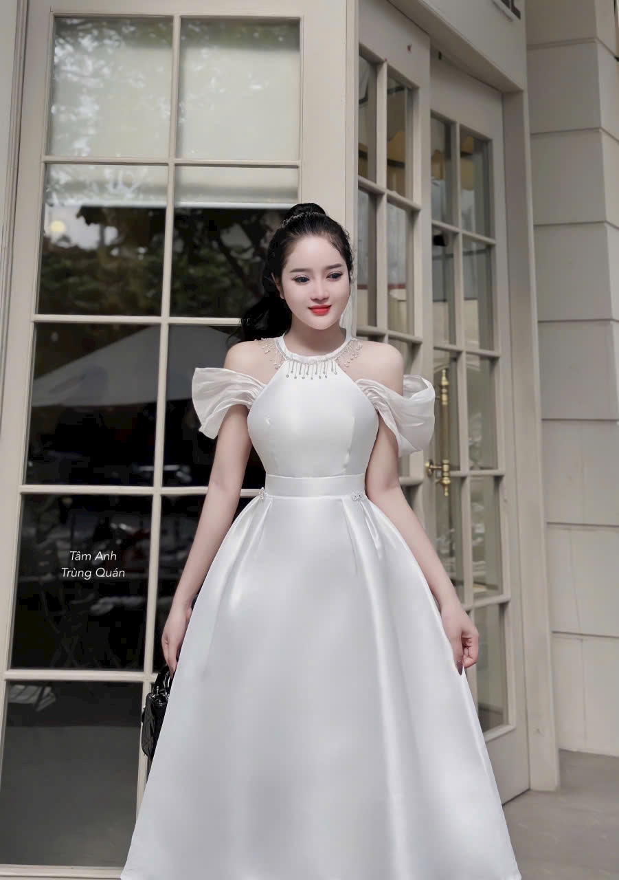 Đầm thiết kế tapta cườm