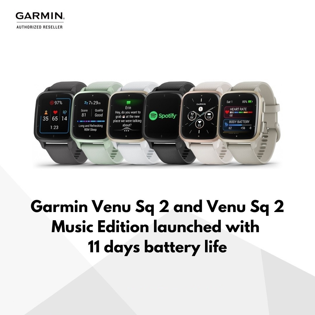 Đồng hồ thông minh Garmin Venu Sq 2 – Music Edition_Mới, hàng chính hãng