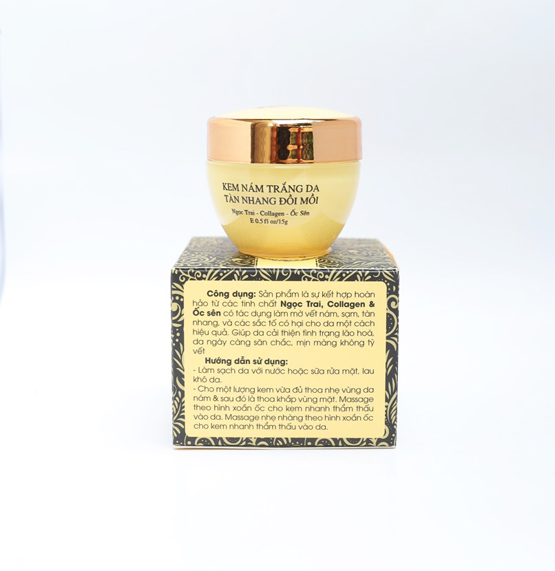 Kem nám trắng da tàn nhang đồi mồi  15g Sắc Tiên Today (hộp đen)