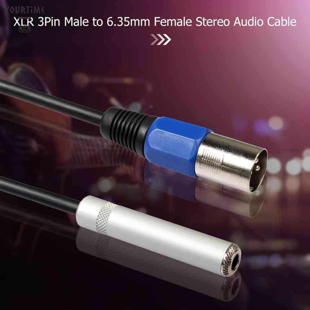 Cáp ChuyểN ĐổI Âm Thanh 0.3m XLR 3Pin Sang 6.35mm