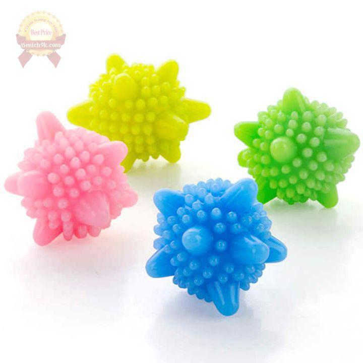 Combo 8 bóng giặt sạch quần áo máy giặt cầu gai và nhím