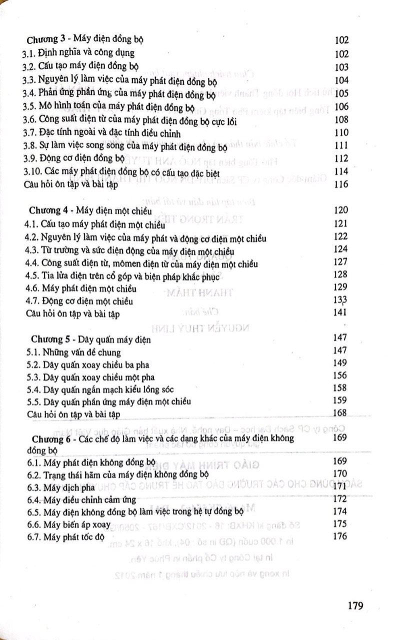 Giáo trình máy điện (sách dùng cho các trường đào tạo hệ trung cấp chuyên nghiệp)