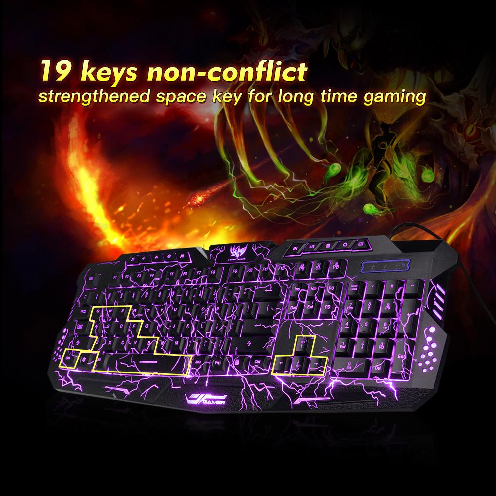 Bàn phím chơi game khắc ký tự bằng laser có đèn nền tiện dụng