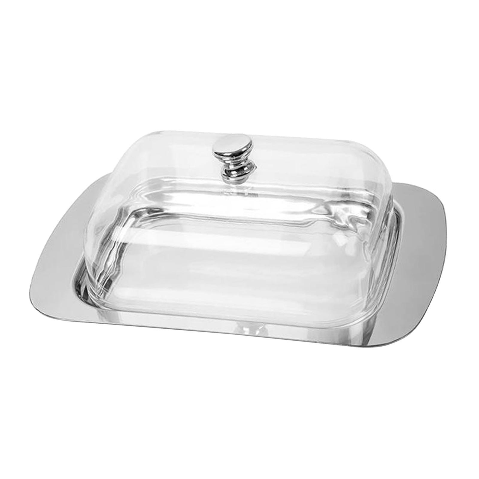 Butter Dish with Lid Butter Storage Box for Fridge Kitchen Countertop Baking