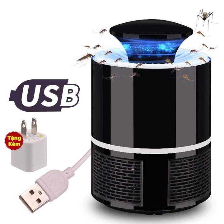 Đèn Bắt Muỗi,Kiêm Đèn Ngủ Hình Trụ, Cắm Cổng USB Thông Minh Thế Hệ Mới nhất.hiệu quả cao