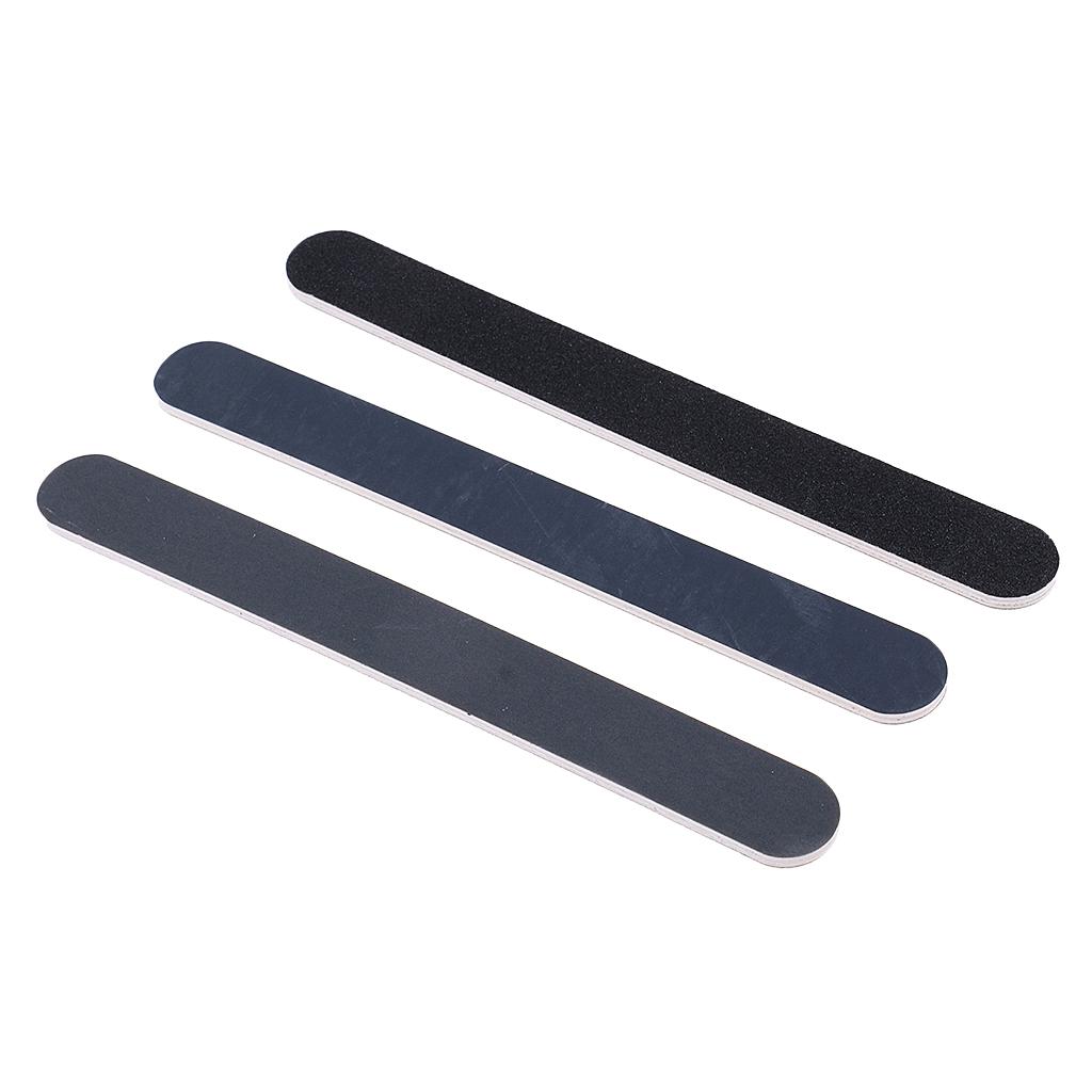3 Cái/bộ Giấy Nhám Đánh Bóng Bài Que Mài Cạnh Thanh Hình Gỗ