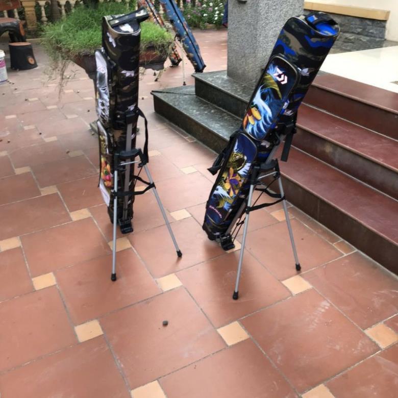 SALE KỊCH SÀN Bao đựng cần cứng có chân 1m25 2 ngăn