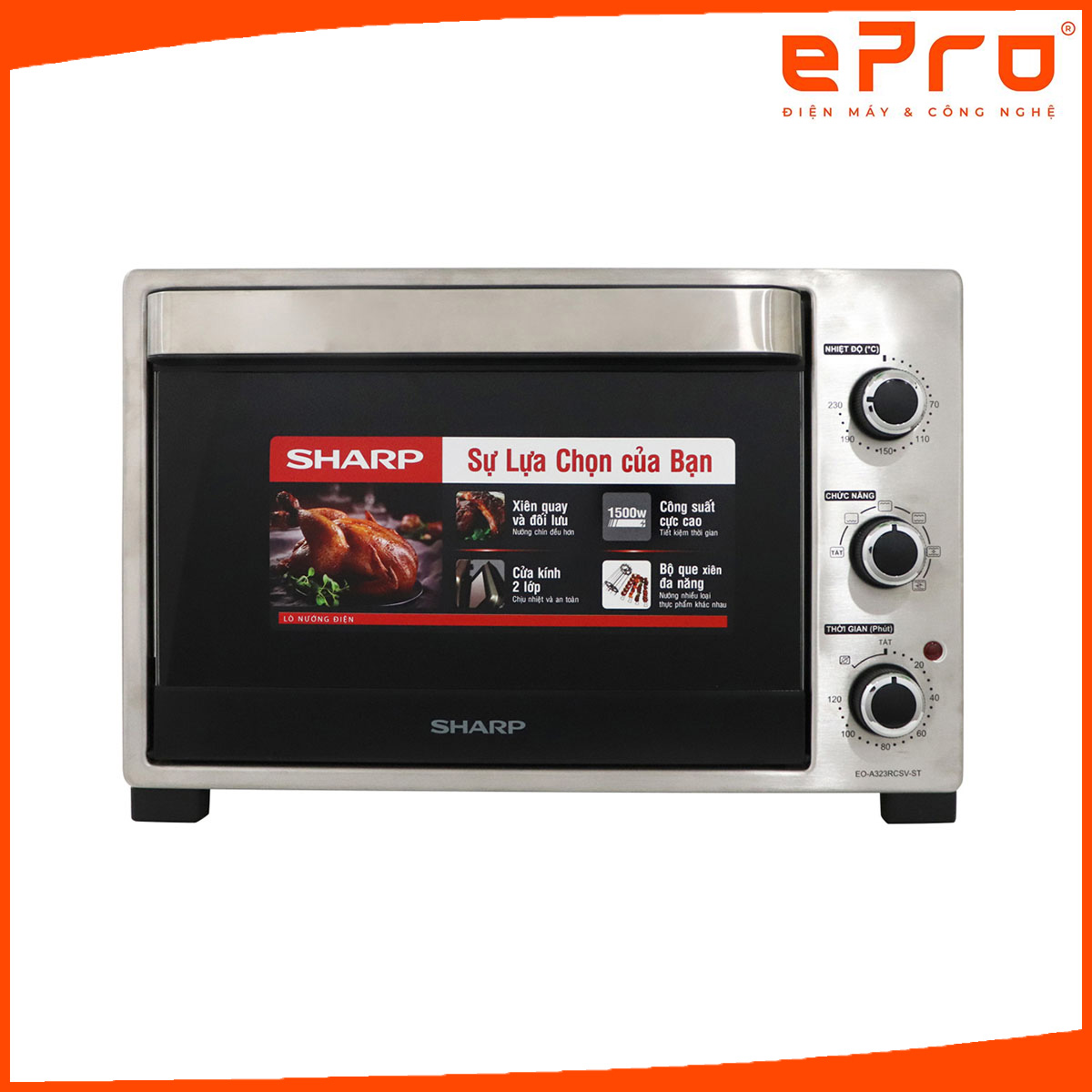 Lò Nướng Sharp EO-A323RCSV-ST - Hàng Chính Hãng