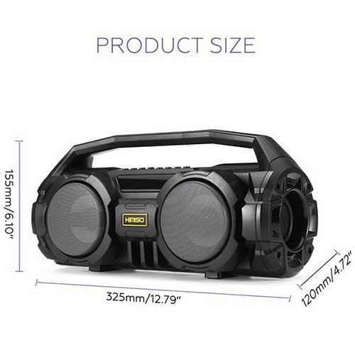 Loa Bluetooth Kèm Míc Hát Karaoke  Kimiso S1 - Bass mạnh sử dụng liên tục trong 6  đến 8 giờ liên tục - Hàng chính hãng (TẶNG KÈM ĐẦU ĐỌC THẺ NHỚ CAO CẤP)