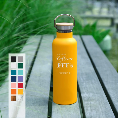 BÌNH GIỮ NHIỆT ELEMENTAL MÀU VÀN CAM , BÌNH NHẬP KHẨU MỸ, ĐẠT CHUẨN FDA HOA KỲ, THÉP 304 KHÔNG GỈ, GIỮ NÓNG LẠNH