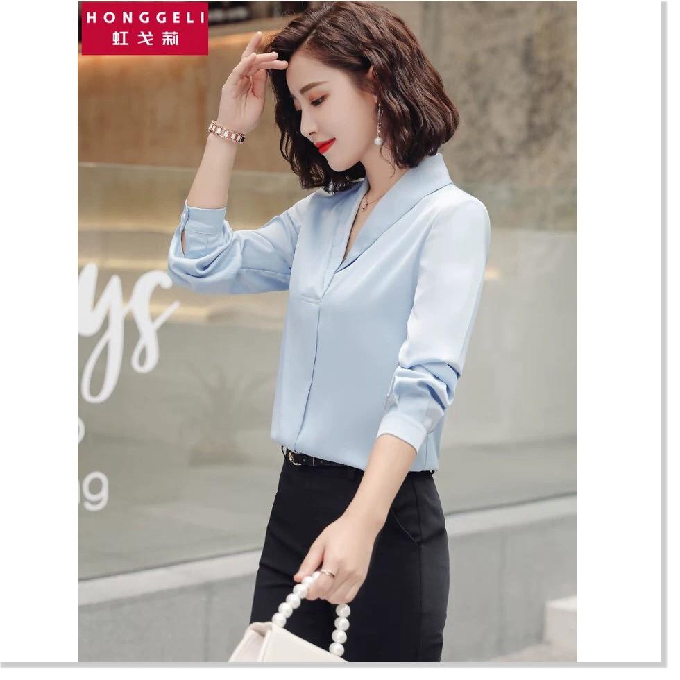Áo sơ mi công sở tay dài - sang trọng