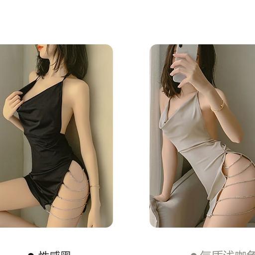 Váy ngủ xẻ hông cực gợi cảm Sherry Store S035