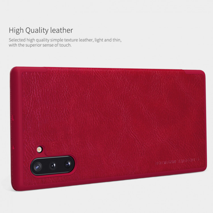 Nillkin Qin Series Leather case for Samsung Galaxy Note 10, Samsung Galaxy Note 10 5G