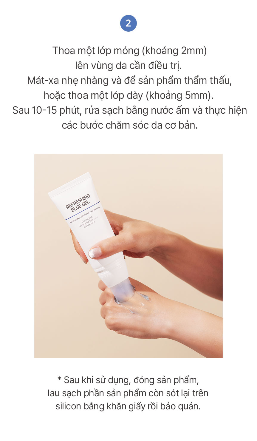 Kem Dưỡng Ẩm MESABLUE REFRESING BLUE GEL 80ml