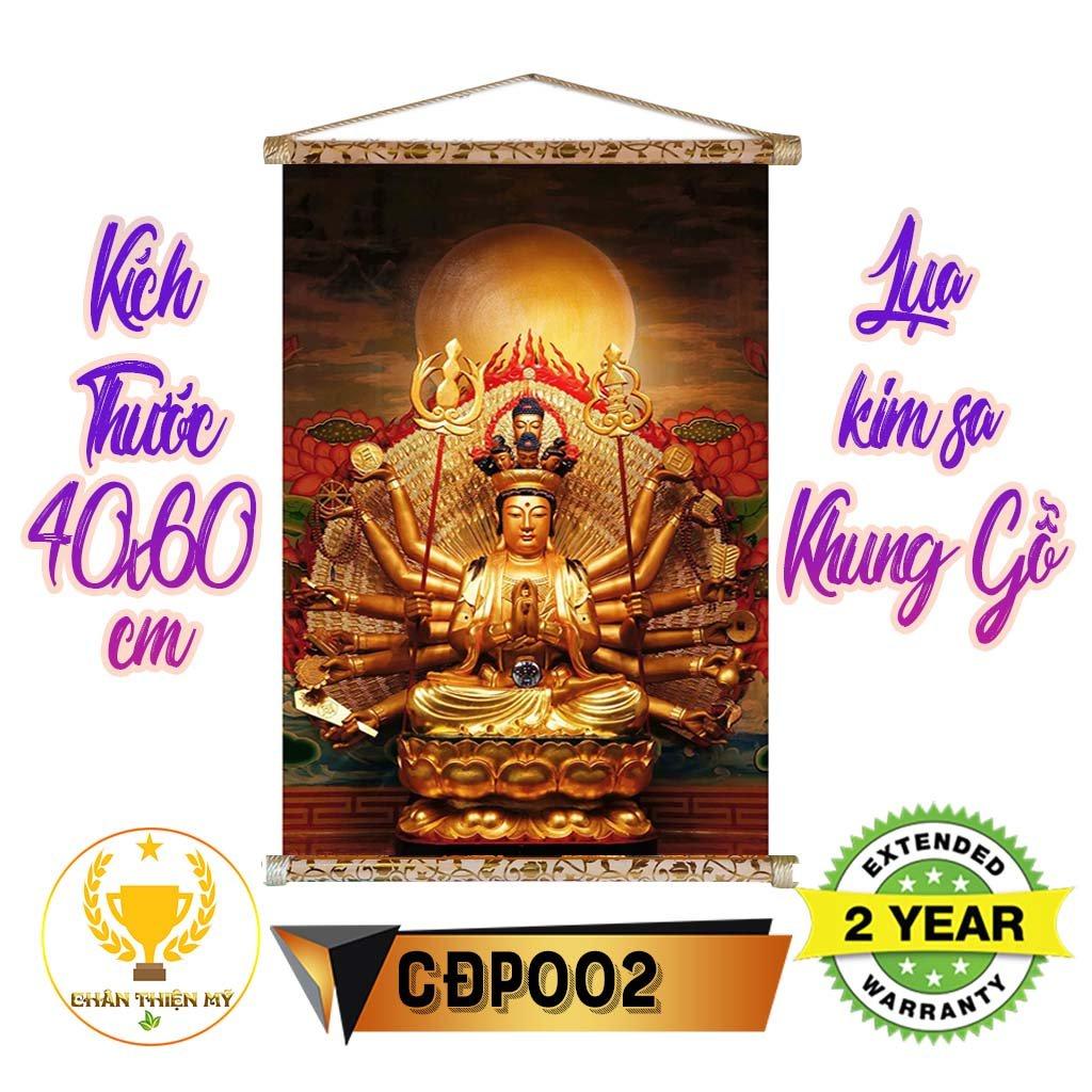 Phật Mẫu Chuẩn Đề khung gỗ