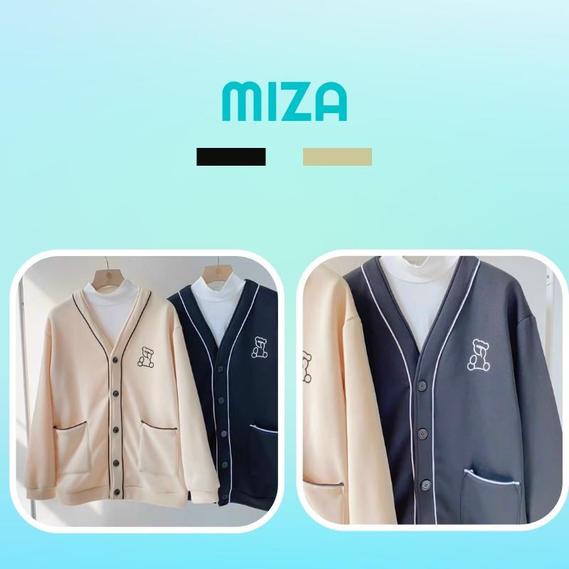 Áo cardigan nam nữ unisex khoác gió jacket dù 2 lớp cúc bấm form rộng local brand ulzzang phong cách hàn quốc đep Gấu