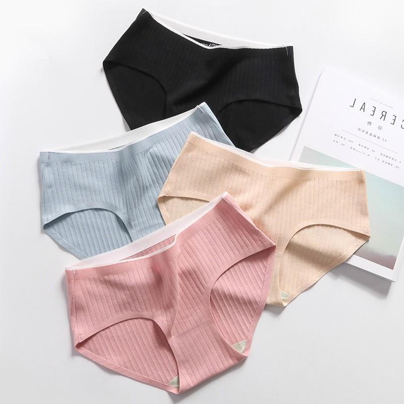 Quần lót nữ, quần lót cotton không viền siêu thấm hút mồ hôi thoáng mát mùa hè Q/C034
