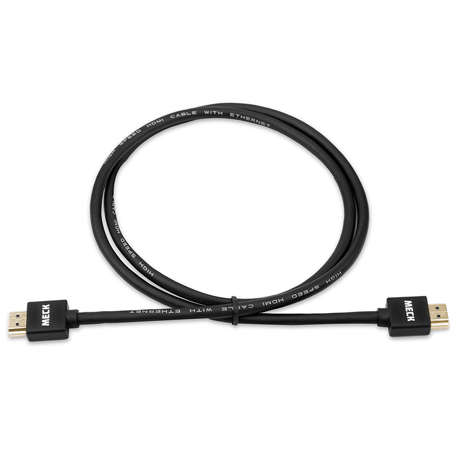 Dây Cáp HDMI 2.0 MECK (1m): 3D, 4K, ARC, Ethernet