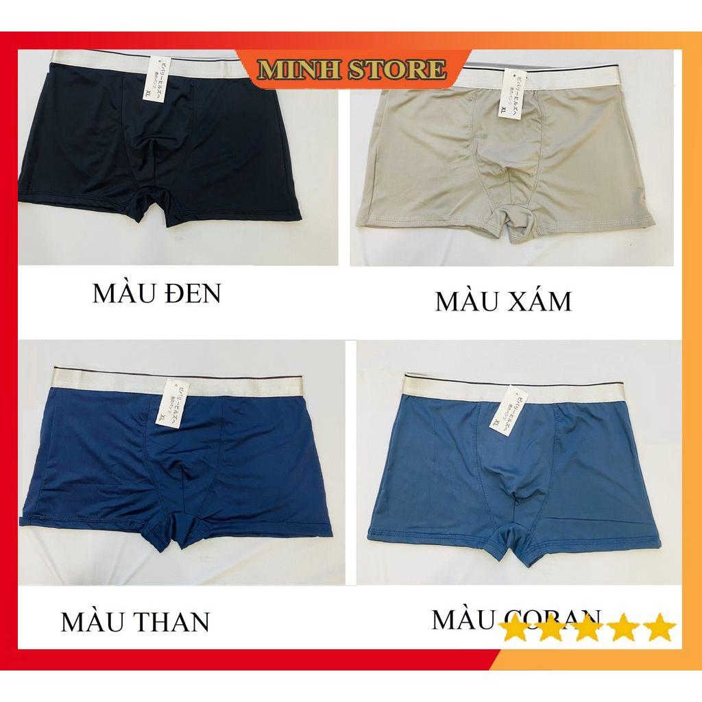 Quần sịp nam thun lạnh cao cấp co dãn 4 chiều, Quần lót nam đùi nhật bản đồ lót nam boxer sexy SDN01(Che tên) MINHSTORE6