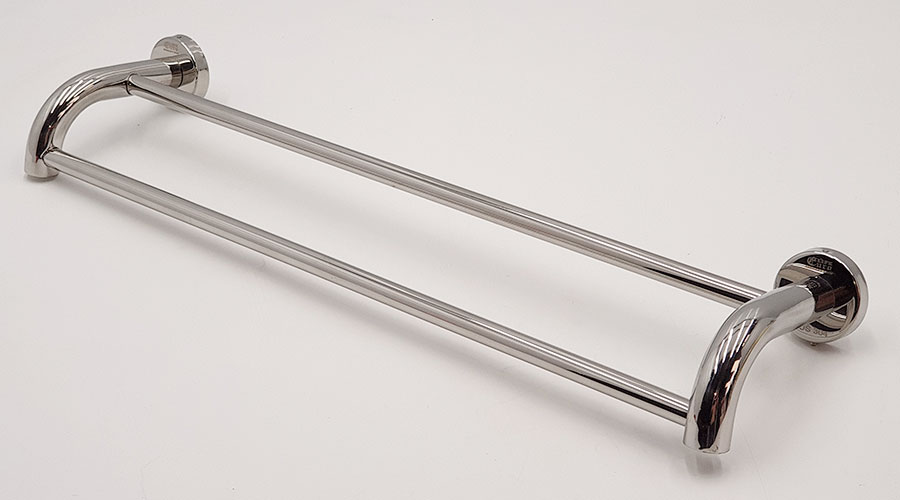 Máng treo khăn đôi cong Inox SUS 304 Eurolife EL-B3