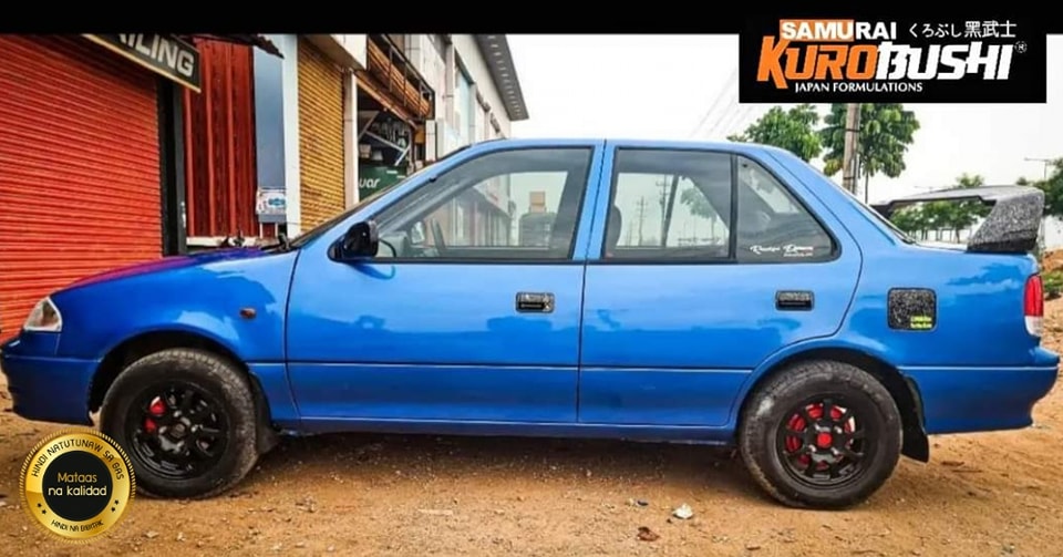 COMBO Sơn Samurai Màu xanh sáng Kawasaki UC+TC K822 gồm 4 chai đủ quy trình