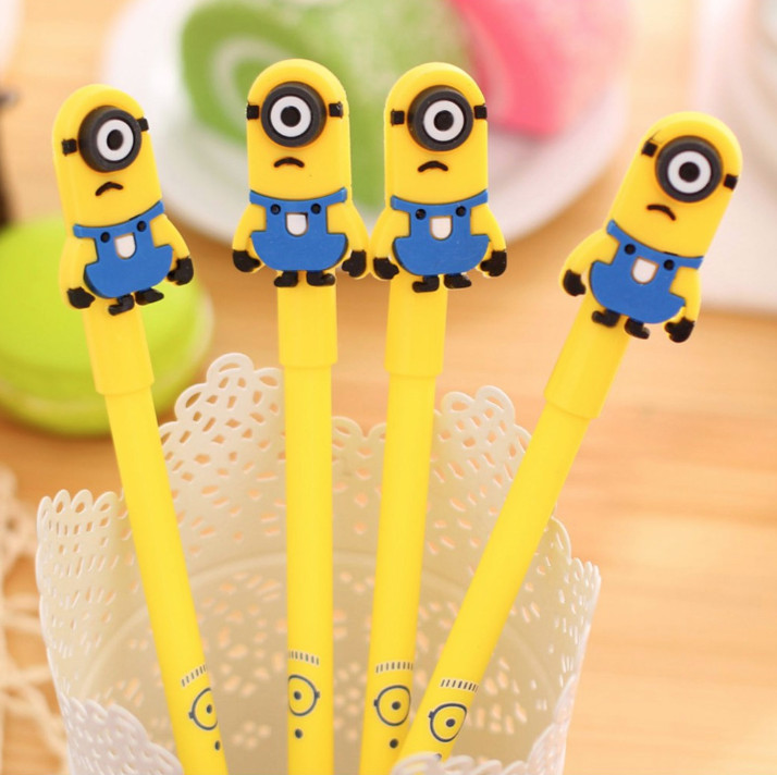 [COMBO 4 Chiếc] Bút Bi Minion Siêu Dễ Thương - Bút Bi Mực Đen ( Phát Màu Ngẫu Nhiên )