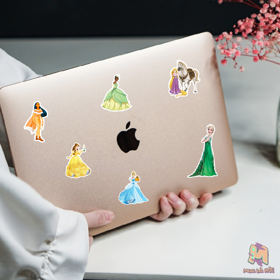 Miếng dán Stickers In Hình Công chúa Disney