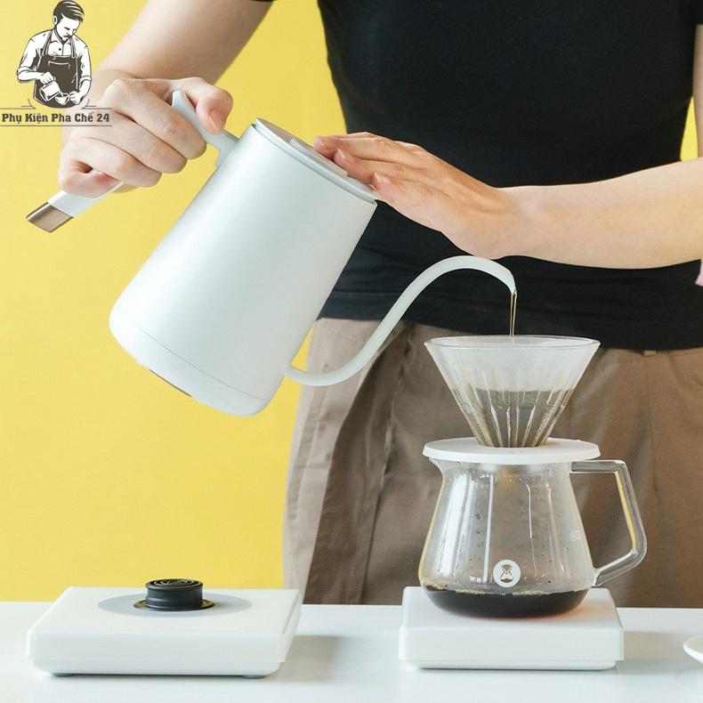 Ấm Điện Pour Over Smart Mini Timemore - Ấm Rót Drip Cao Cấp Tích Hợp Bếp Điện Thông Minh