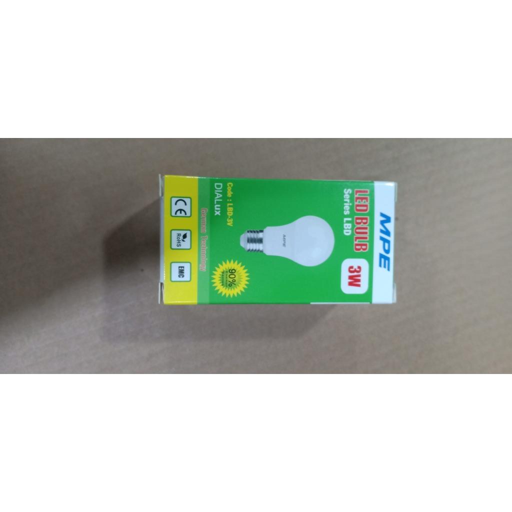 Bóng Đèn tròn Led Bulb 3W thương hiệu MPE