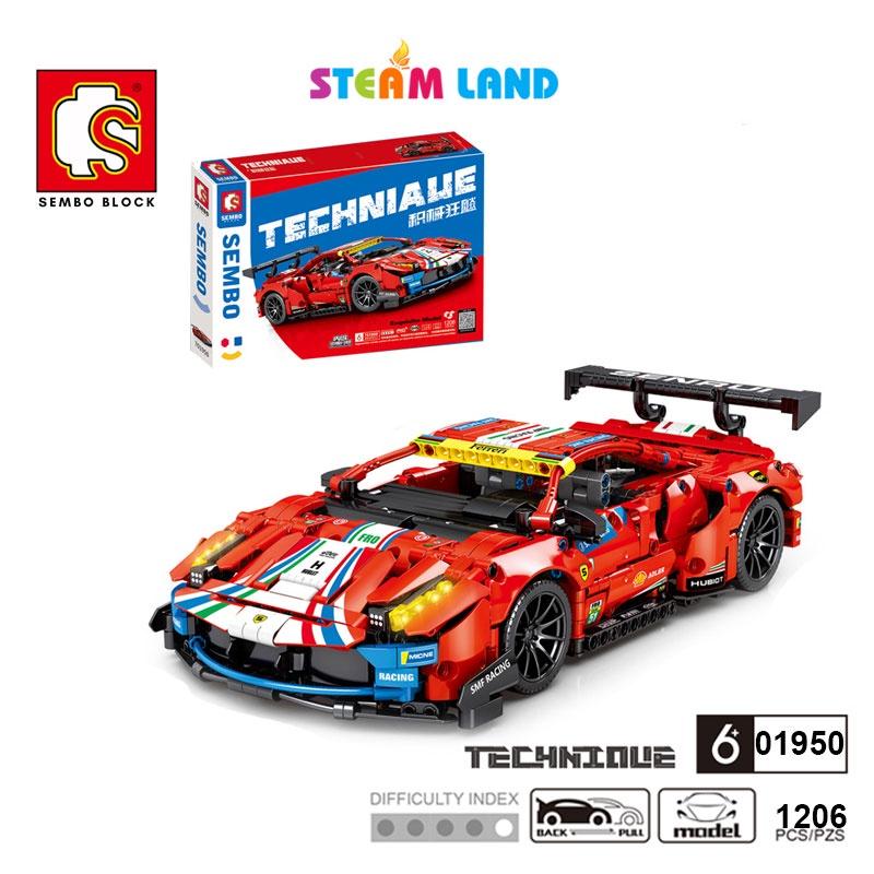 Đồ Chơi Lắp Ráp Siêu Xe Ferrari 488GTE - SEMBO 701950
