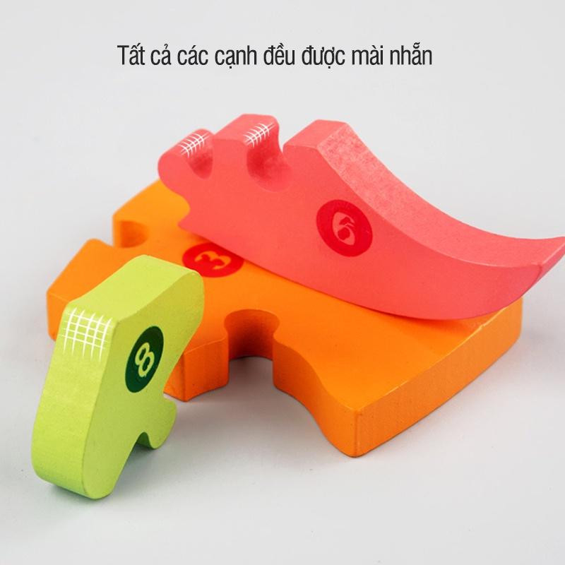 Tranh ghép gỗ cho bé hình thú