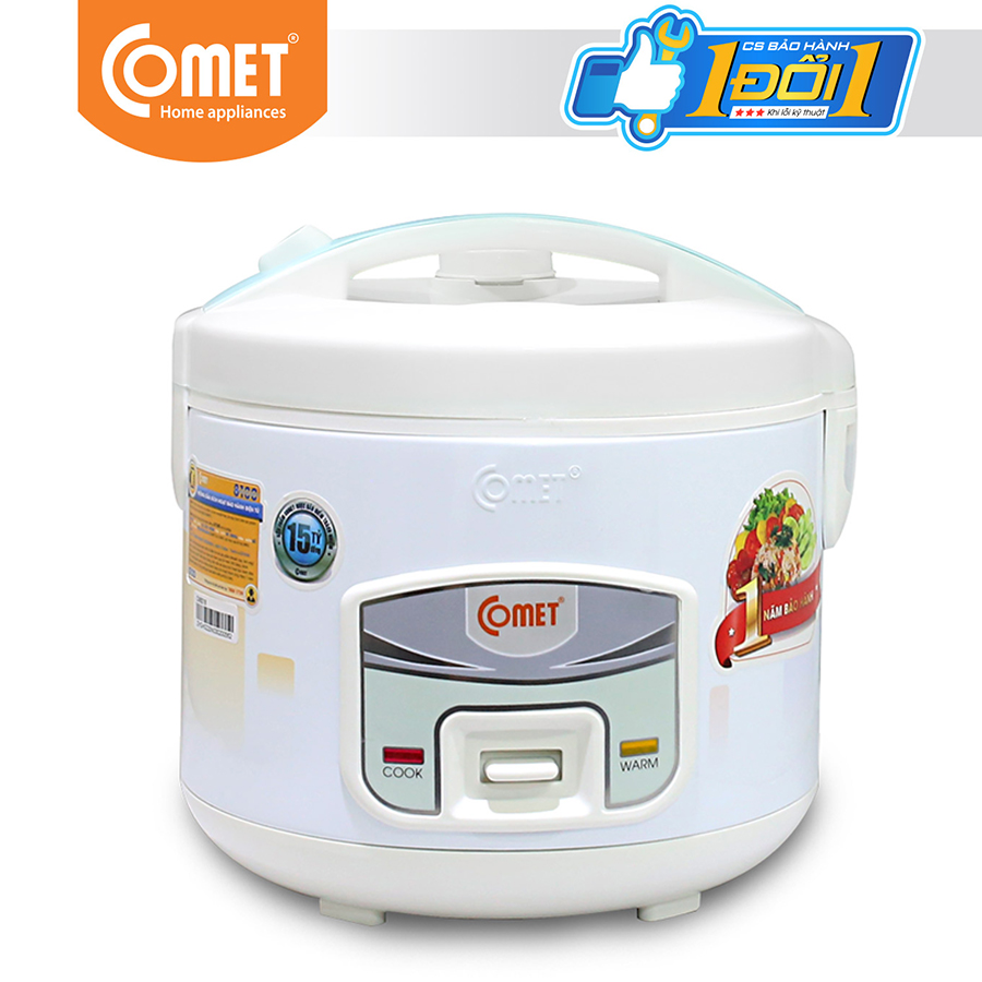 Nồi Cơm Điện Comet CM8018 (Giao màu ngẫu nhiên) - Hàng Chính Hãng