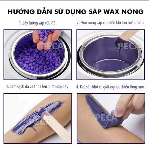 Sáp Wax Lông Nóng Dạng Hạt Đậu Hard Wax Bean 100G