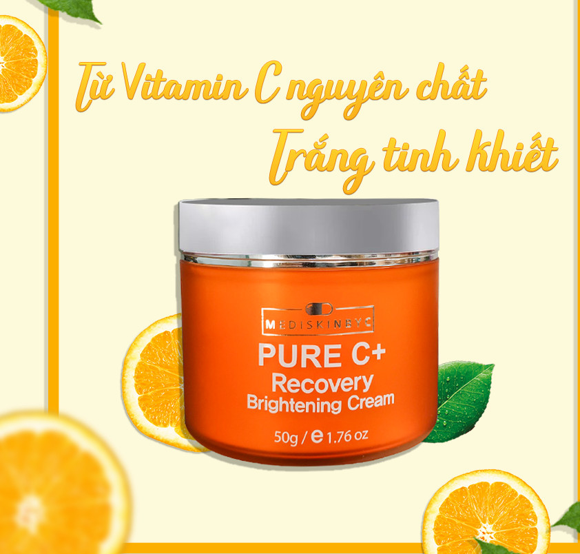 Kem Trắng Da hỗ trợ Trị Thâm PURE C+