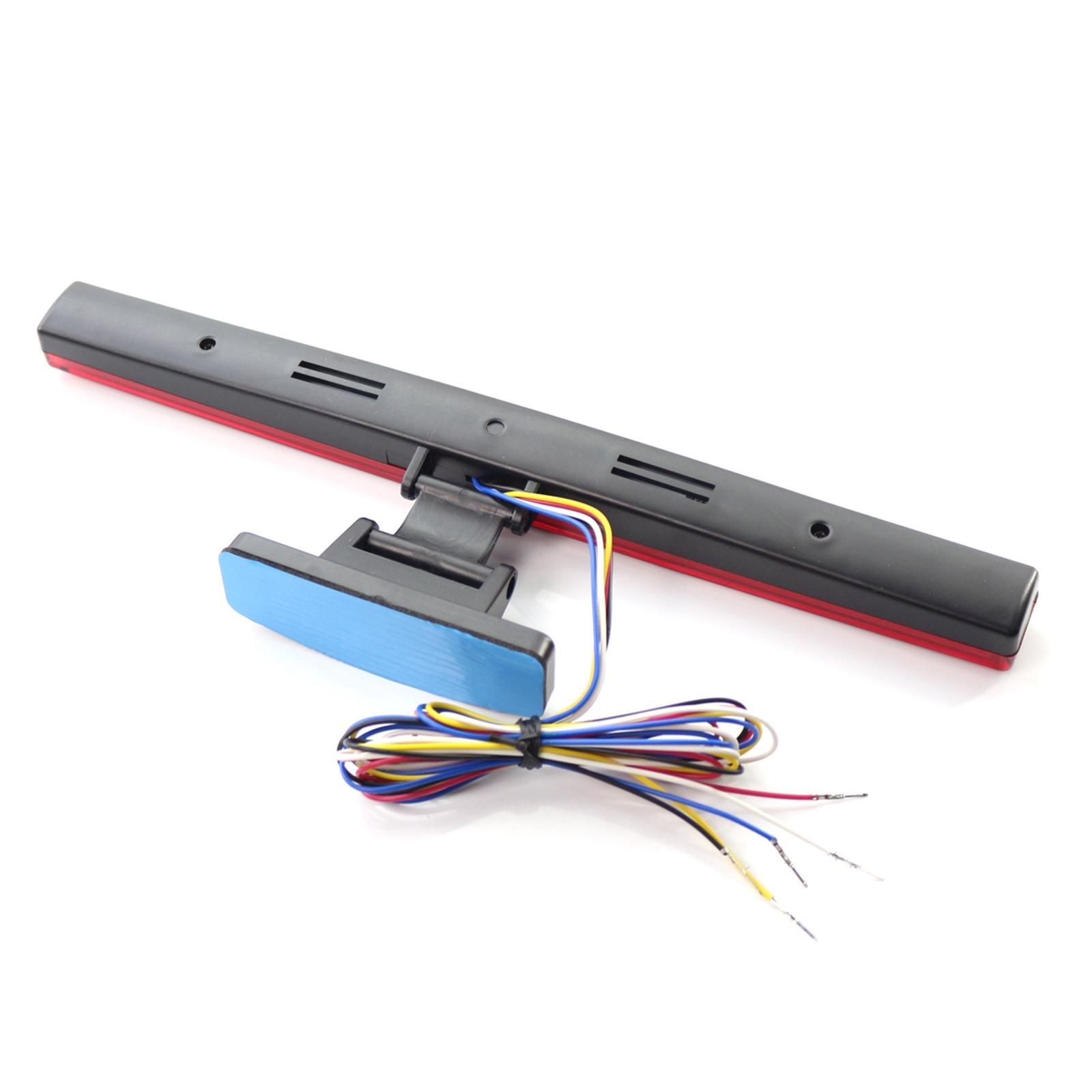 Auto High Mount Brake Light Universal Stop Lamp Tail Lights Center Rear Light Assemblies Signal Lamp Replacement Safty Driving Accessories