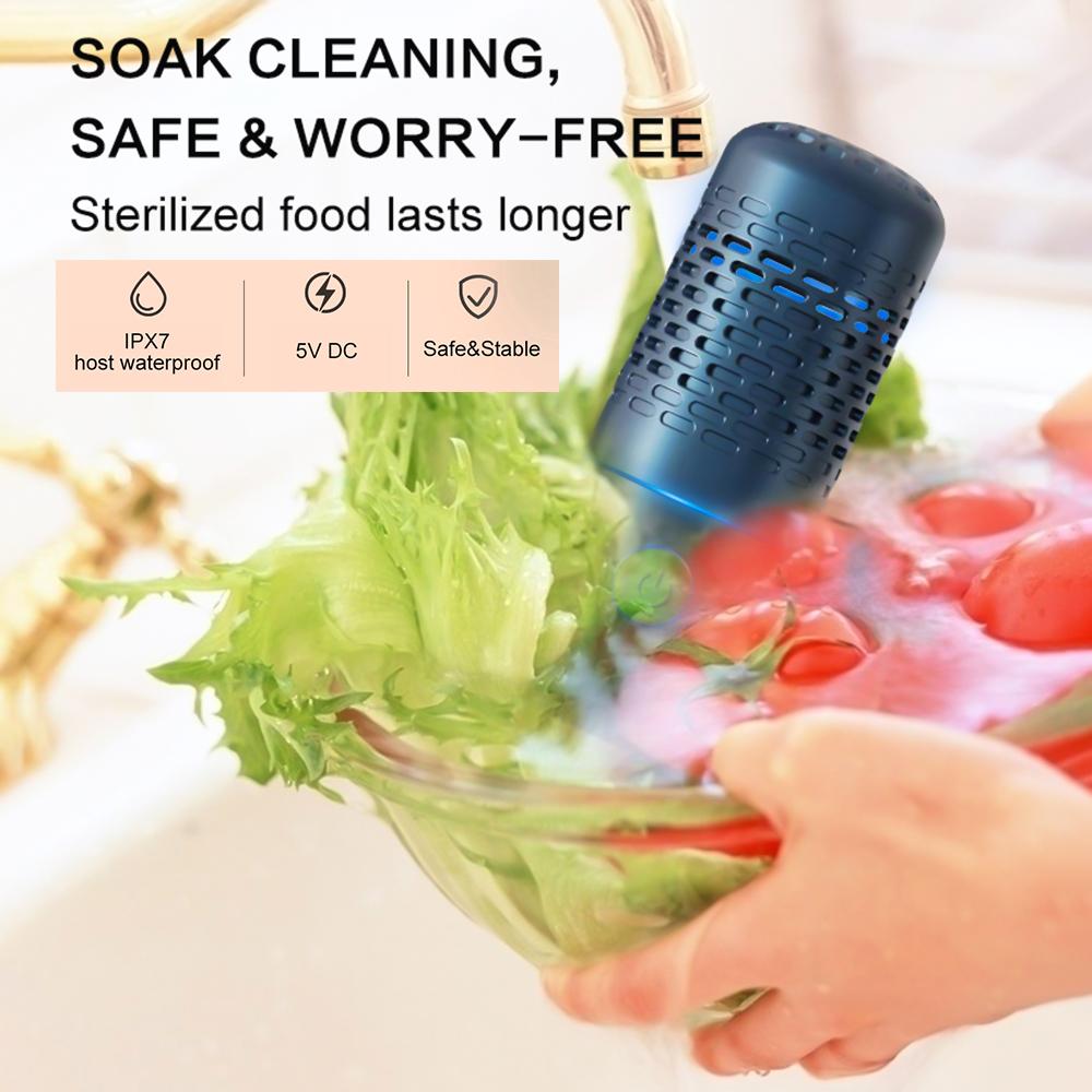 Máy Làm Sạch Rau Quả Mini Cầm Tay Đa Chức Năng