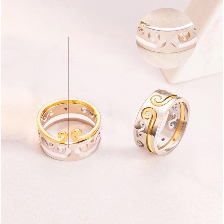 Nhẫn vương miện bạc ta cao cấp