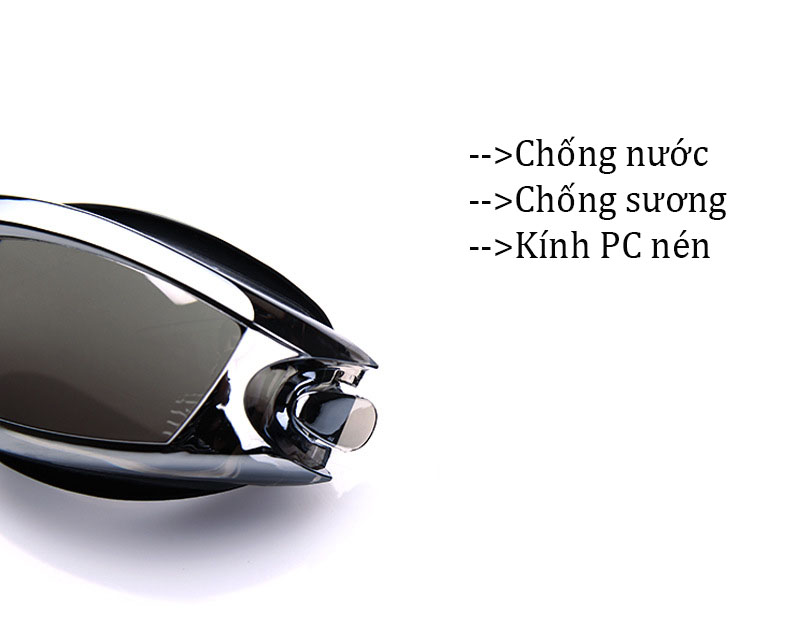 Kính bơi chống tia UV, chống sương mù hiện đại cho cả nam và nữ phong cách Hàn Quốc mã 6615