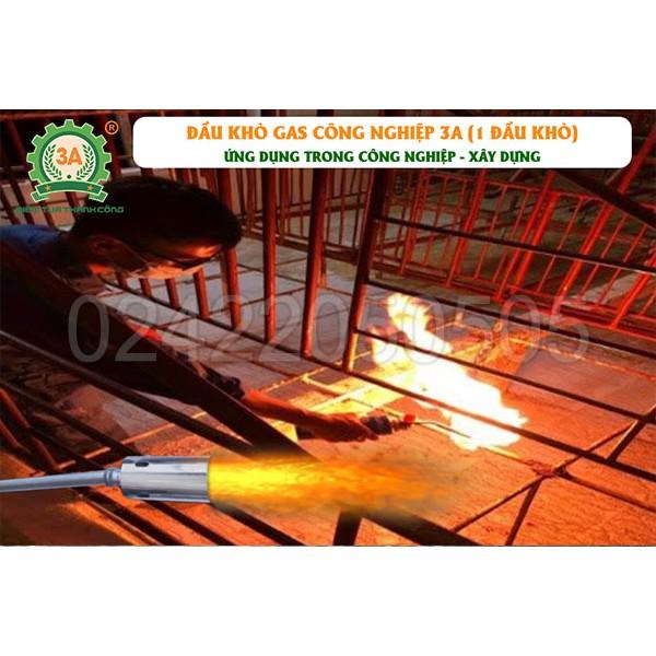 Đèn khò gas công nghiệp 1 đầu 3A - Hàng Chính Hãng