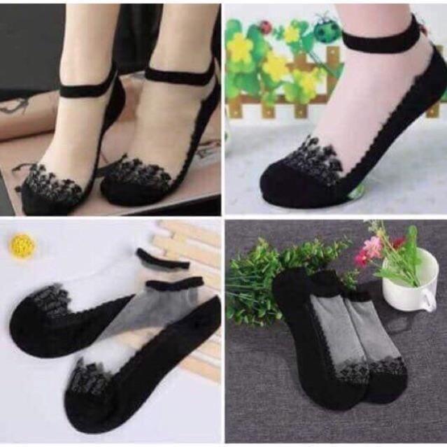 Sét 5 Đôi Tất Hài Ren Công Chúa ..