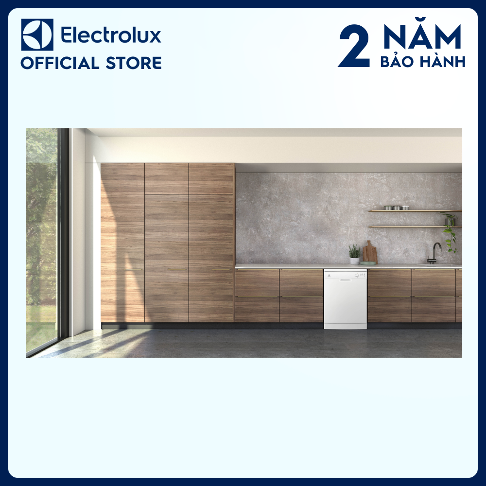 [Miễn phí giao hàng toàn quốc] Máy rửa bát đứng độc lập Electrolux ESF5206LOW 60cm cho 13 bộ chén dĩa, sấy khô hơn đến 3 lần, tiết kiệm điện và nước [Hàng chính hãng]