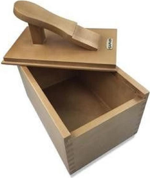 Hộp đựng đồ đánh giày Saphir bằng gỗ phong