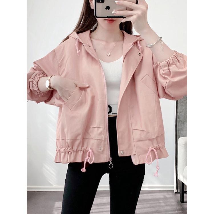 Áo khoác kaki kiểu nữ dây rút lai cực xinh , thiếu nữ teen cho các bạn trẻ THỜI TRANG GU FASHION